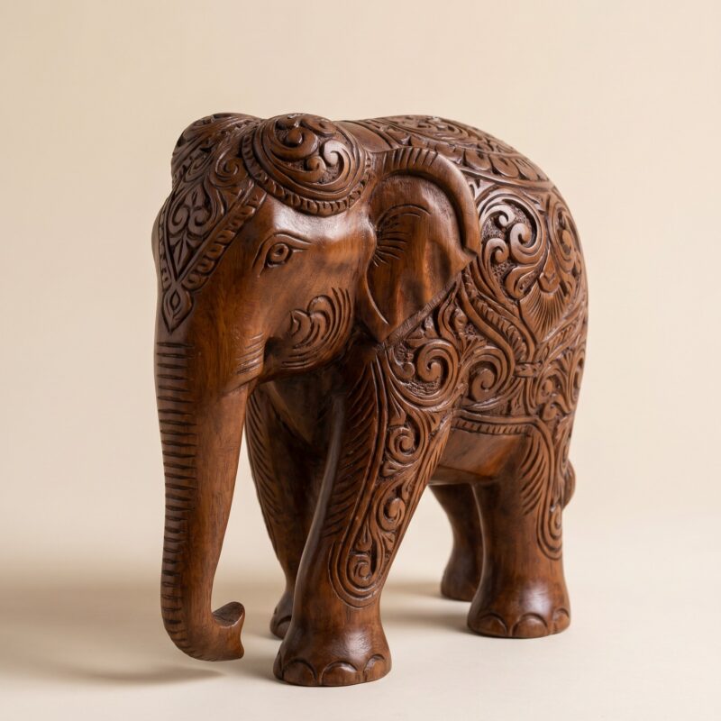 Hand Carved Elephant